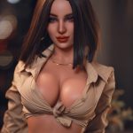 163cm (5ft4) F-cup Silicone Sex Doll - Peg