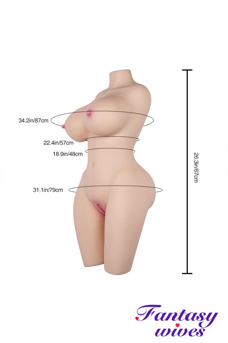 Removable vaginal sex doll Ginny size chart