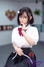 148cm (4ft10) D-cup Silicone Head Sex Doll - Luo Xiaoxi - Image 2