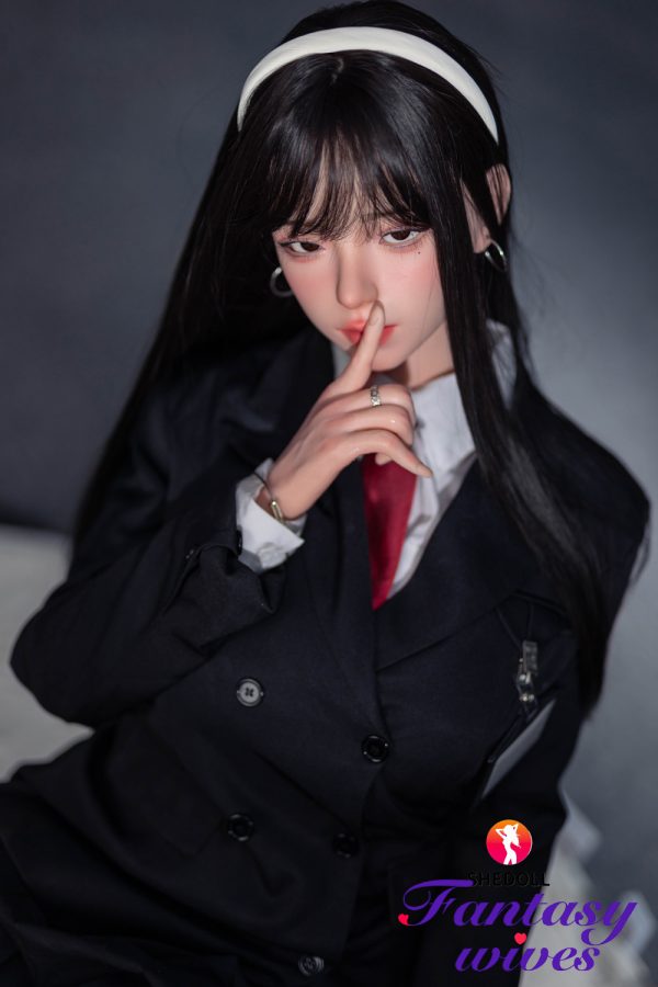 165cm (5ft5) E-cup Silicone Head Sex Doll - Gu Xiaoyu - Image 4