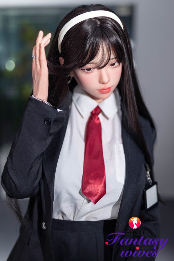 165cm (5ft5) E-cup Silicone Head Sex Doll - Gu Xiaoyu - Image 5