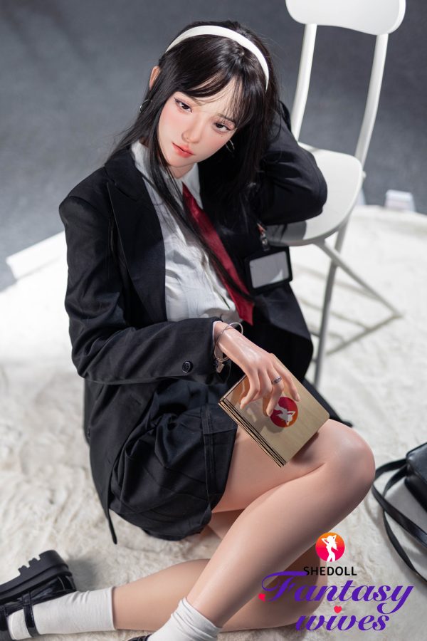 165cm (5ft5) E-cup Silicone Head Sex Doll - Gu Xiaoyu - Image 7
