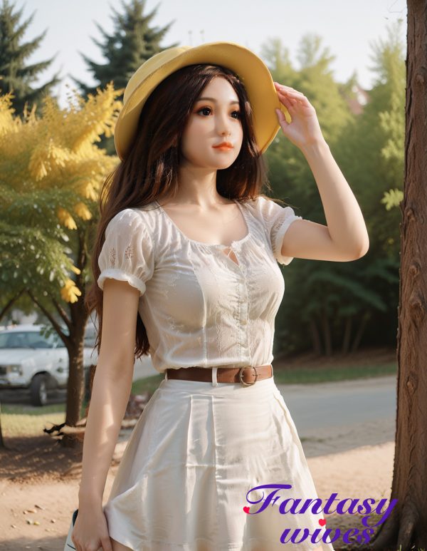 148cm (4ft10) C-cup Silicone Head Sex Doll - Sylvia Fielding - Image 3