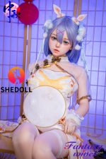 148cm (4ft10) D-cup Silicone Head Sex Doll - Duoduo