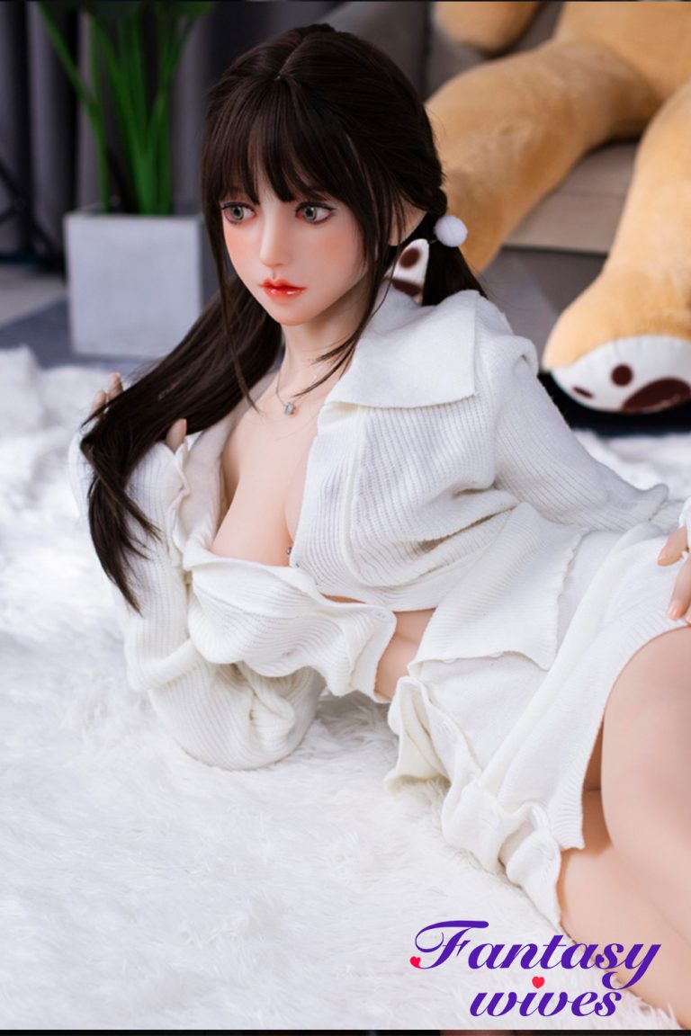 白色毛衣套装_2