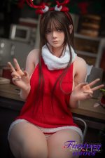 159cm (5ft3) F-cup Christmas Silicone Sex Doll - Liuli