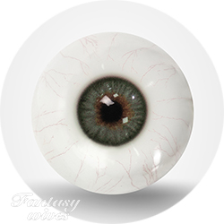 Grey-Green Eyes With Veins