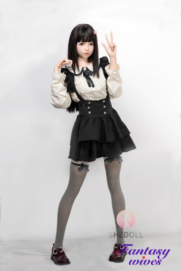 152cm (4ft12) A-cup Silicone Head Sex Doll - Luo Xiaoyi - Image 7