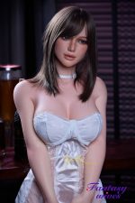 164cm (5ft4) All-In-One Seamless Neck Silicone Sex Doll - Celine.A